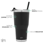 NHLÂ® Cruiser Insulated Tumbler with Flip Lid and Straw - 30oz