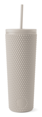 Textured Plastic Classic Tumbler with Straw Lid