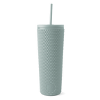 Textured Plastic Classic Tumbler with Straw Lid