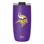 NFL Voyager Tumbler with Clear Flip Lid & Straw