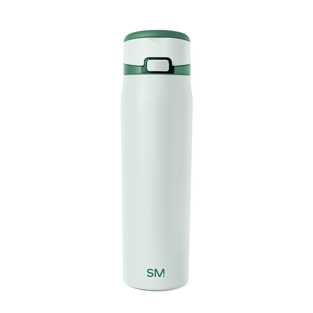 Simple Modern Mesa Loop Water Bottle with Straw | 30oz Cup Holder Friendly Insulated Stainless Steel Bottles for Travel, Sports and School | Agave