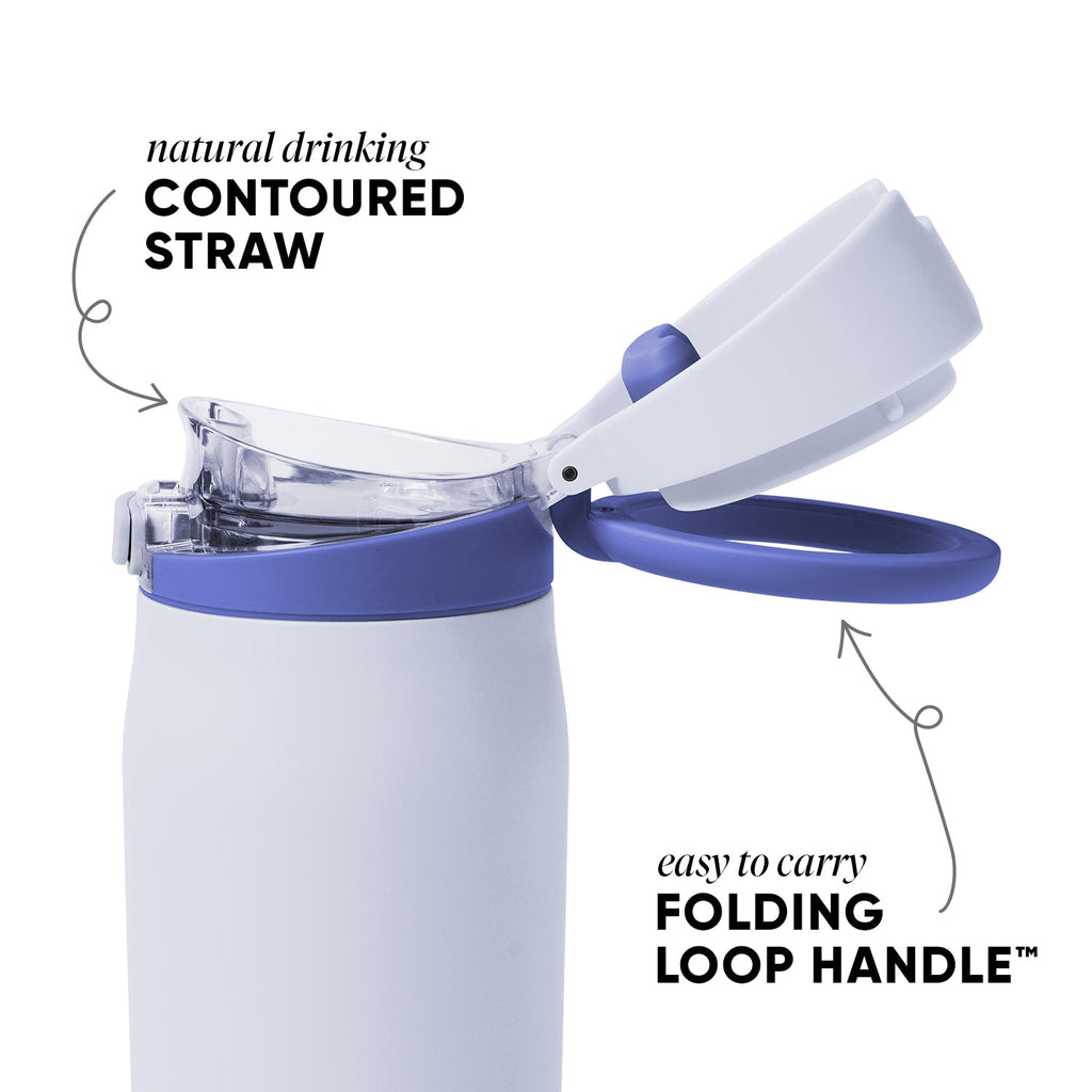 Simple Modern Mesa Loop Water Bottle with Straw | 30oz Cup Holder Friendly Insulated Stainless Steel Bottles for Travel, Sports and School | Dreamscape