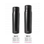 Simple Modern Mesa Loop Water Bottle with Straw | 24oz Cup Holder Friendly Insulated Stainless Steel Bottles for Travel, Sports and School | Tortoise