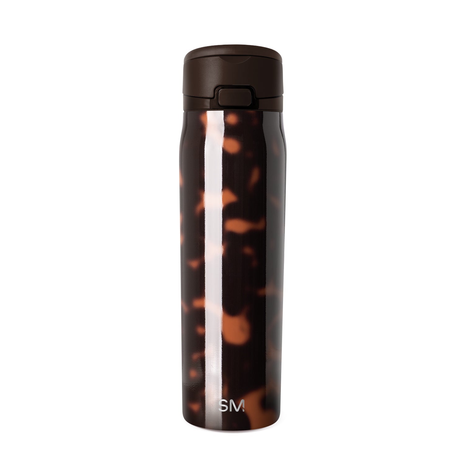 Simple Modern Mesa Loop Water Bottle with Straw | 24oz Cup Holder Friendly Insulated Stainless Steel Bottles for Travel, Sports and School | Tortoise