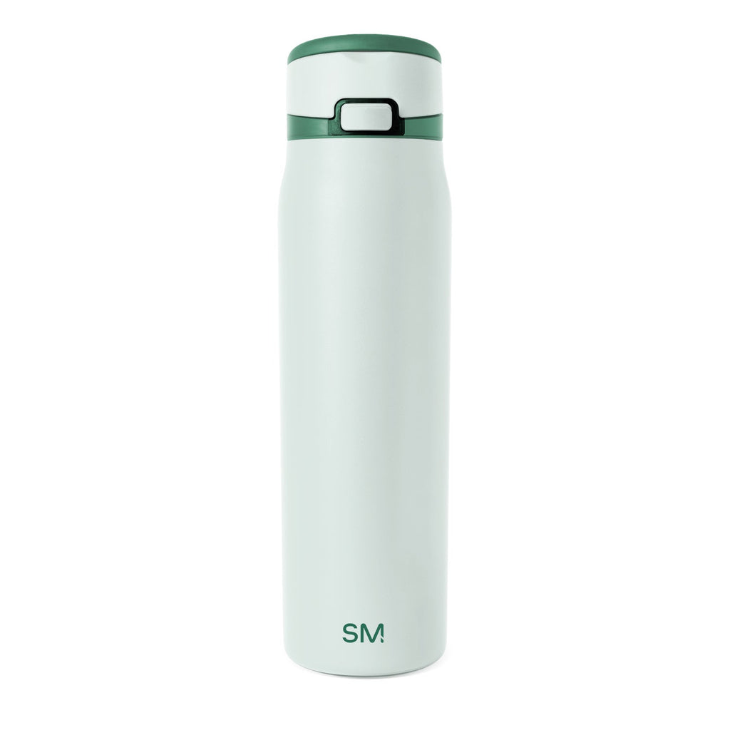 Simple Modern Mesa Loop Water Bottle with Straw | 30oz Cup Holder Friendly Insulated Stainless Steel Bottles for Travel, Sports and School | Agave