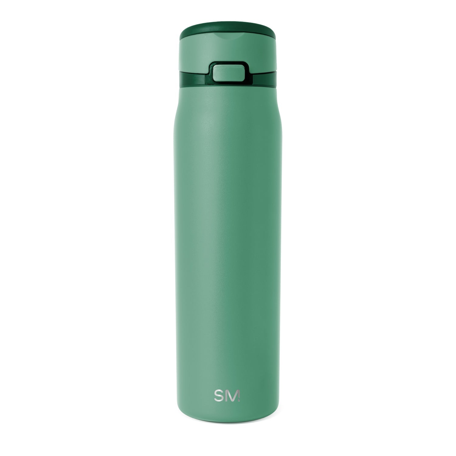 Simple Modern Mesa Loop Water Bottle with Straw | 30oz Cup Holder Friendly Insulated Stainless Steel Bottles for Travel, Sports and School | Basil