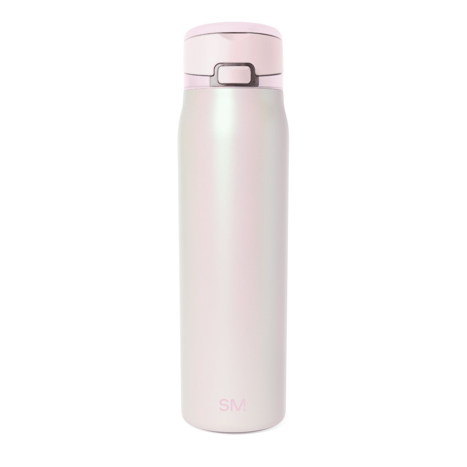 Simple Modern Mesa Loop Water Bottle with Straw | 24oz Cup Holder Friendly Insulated Stainless Steel Bottles for Travel, Sports and School | Coconut Pearl
