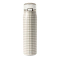 Simple Modern Mesa Loop Water Bottle with Straw | 30oz Cup Holder Friendly Insulated Stainless Steel Bottles for Travel, Sports and School | Cream Gingham