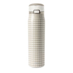 Simple Modern Mesa Loop Water Bottle with Straw | 30oz Cup Holder Friendly Insulated Stainless Steel Bottles for Travel, Sports and School | Cream Gingham