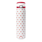 Simple Modern Mesa Loop Water Bottle with Straw | 30oz Cup Holder Friendly Insulated Stainless Steel Bottles for Travel, Sports and School | Crimson Hearts