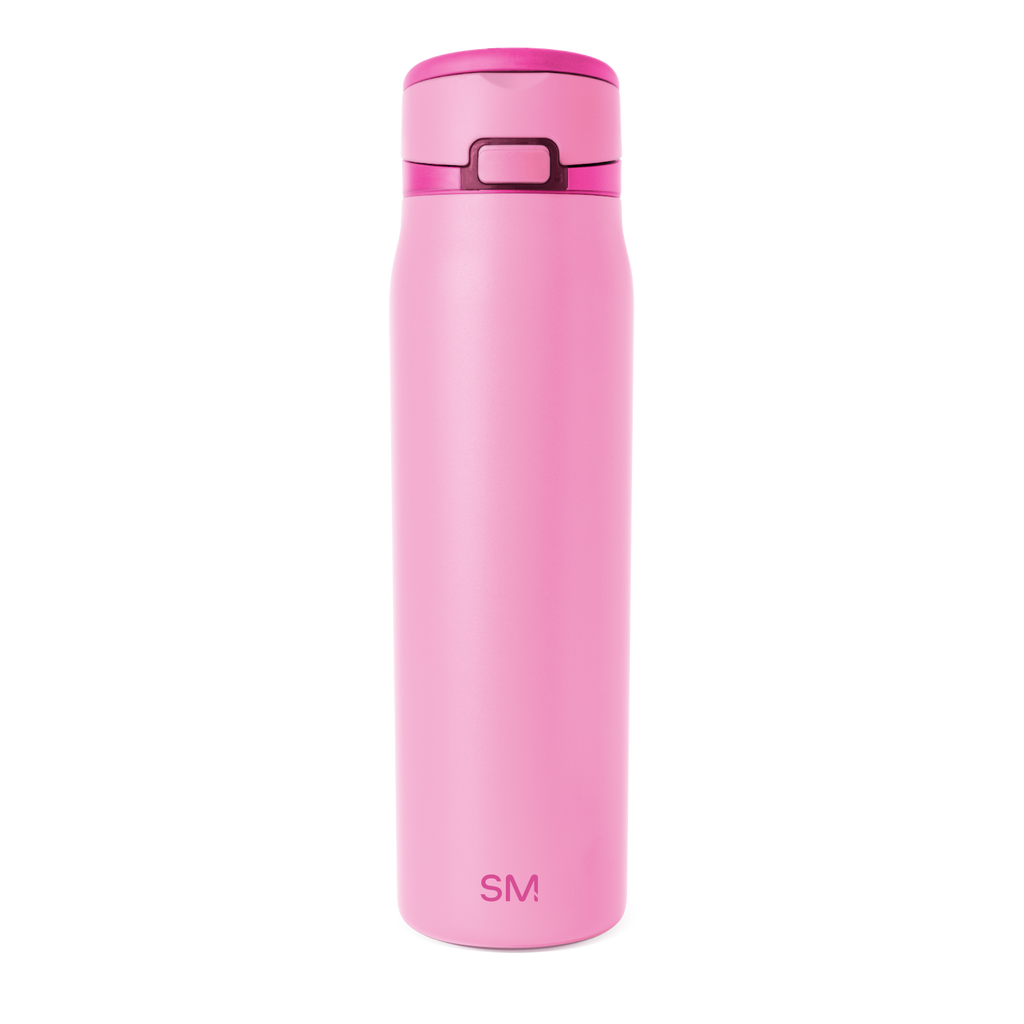 Simple Modern Mesa Loop Water Bottle with Straw | 30oz Cup Holder Friendly Insulated Stainless Steel Bottles for Travel, Sports and School | Dragon Fruit Mix