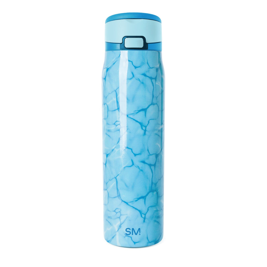 Simple Modern Mesa Loop Water Bottle with Straw | 30oz Cup Holder Friendly Insulated Stainless Steel Bottles for Travel, Sports and School | Pool Day