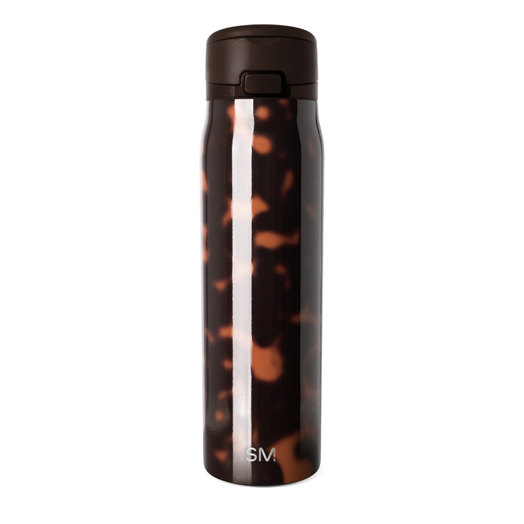 Simple Modern Mesa Loop Water Bottle with Straw | 30oz Cup Holder Friendly Insulated Stainless Steel Bottles for Travel, Sports and School | Tortoise