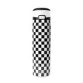 Simple Modern Mesa Loop Water Bottle with Straw | 24oz Cup Holder Friendly Insulated Stainless Steel Bottles for Travel, Sports and School | Black and White Checkmate