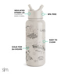 Disney Summit Water Bottle with Straw Lid