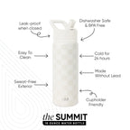 Summit Kids Water Bottle with Straw Lid