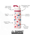 Summit Kids Water Bottle with Straw Lid