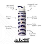 Summit Water Bottle with Straw Lid