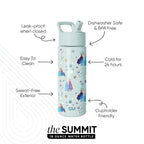 Summit Kids Water Bottle with Straw Lid