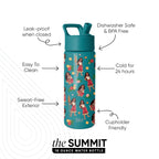 Summit Kids Water Bottle with Straw Lid