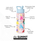 Summit Kids Water Bottle with Straw Lid