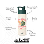 Summit Kids Water Bottle with Straw Lid