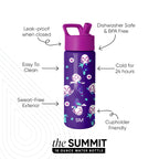 Summit Kids Water Bottle with Straw Lid