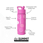 Summit Kids Water Bottle with Straw Lid