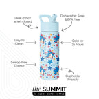 Summit Kids Water Bottle with Straw Lid