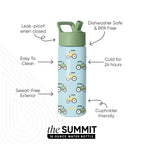 Summit Kids Water Bottle with Straw Lid