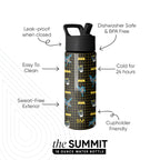 Summit Kids Water Bottle with Straw Lid