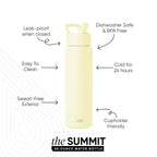 Summit Water Bottle with Straw Lid