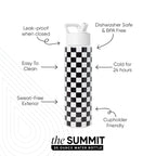 Summit Water Bottle with Straw Lid