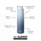 Summit Water Bottle with Straw Lid
