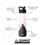 Summit Water Bottle with Straw Lid