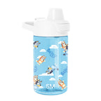 Summit Kids Plastic Water Bottle with Simple Flip Straw Lid